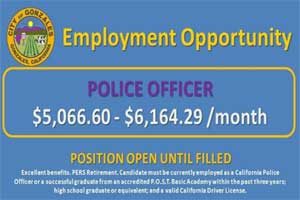 Police Job Announcement