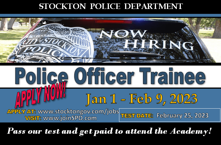 Stockton Police Officer Trainee