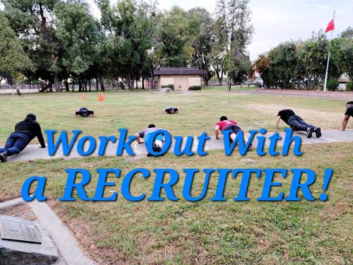 Photo of Stockton PD Workout with a Recruiter