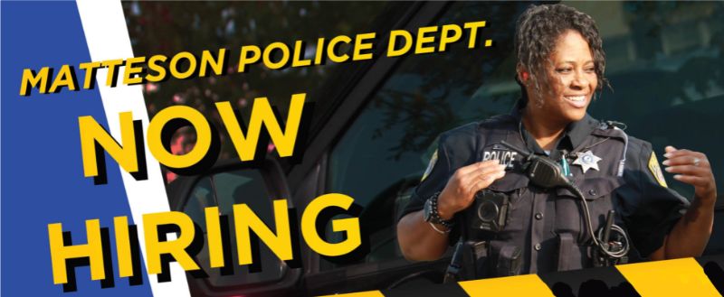 Matteson IL PD Now Hiring