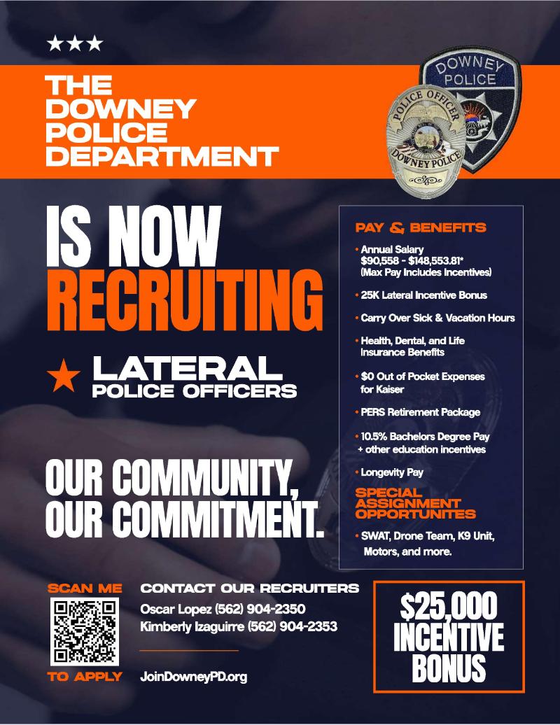 Downey CA PD Recruiting