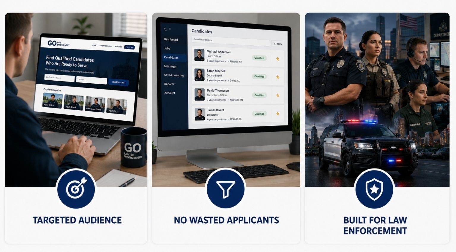 Law enforcement recruiting benefits